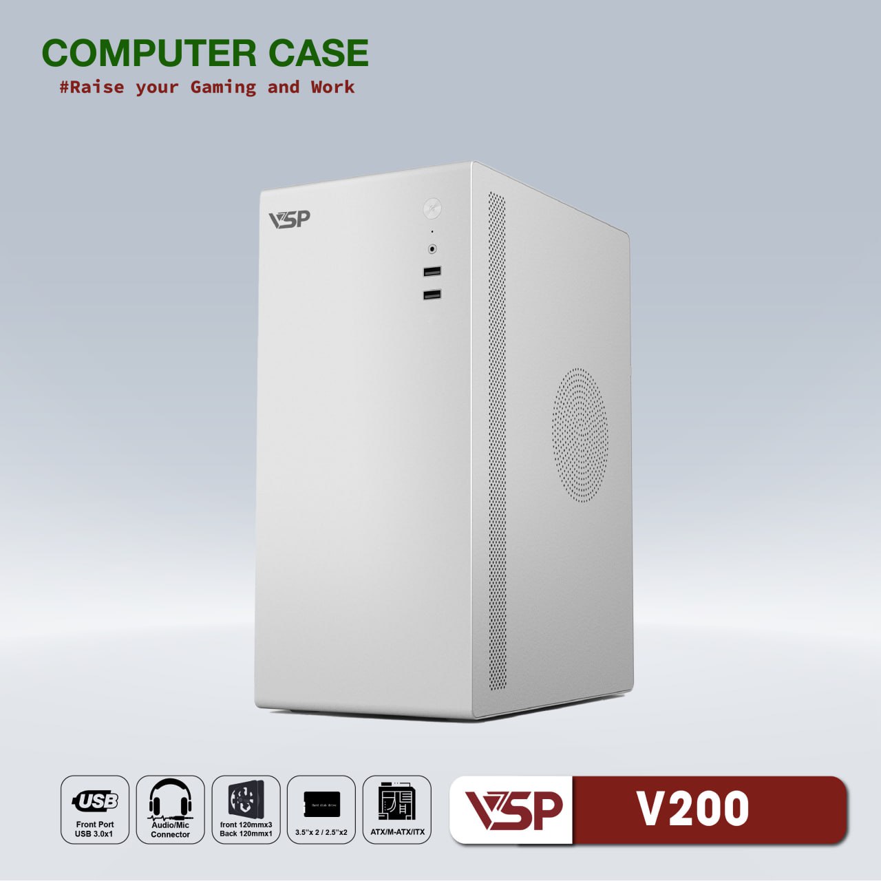 Case VSP V200 White FV