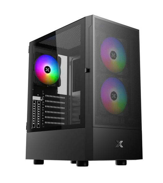 Case Xigmatek Sky III 3F (ATX/Micro-ATX/Mini-ITX 3 fan RGB Đen) – EN47695 Chính hãng FV