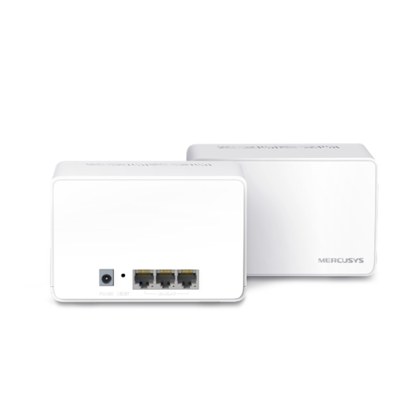 Mesh Wifi MERCUSYS Halo H80X 2 Pack AX3000 Chính hãng FV (2 băng tần, 3 cổng 1Gbps, 460m²) FV