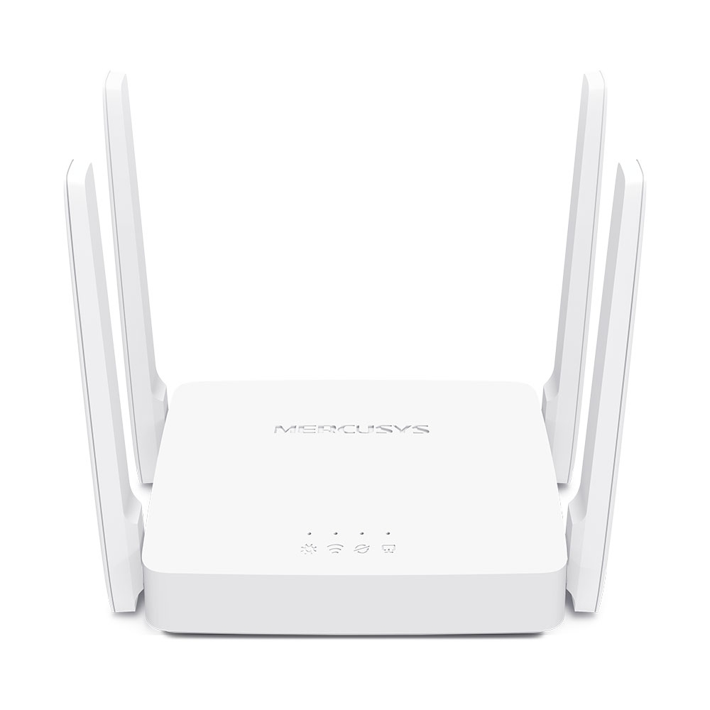 Phát Wifi MERCUSYS AC10 AC1200 Chính hãng FV (4 anten 5dBi, 1167Mbps, 1x Cổng WAN 10/100 Mbps, 2x Cổng LAN 10/100 Mbps) FV
