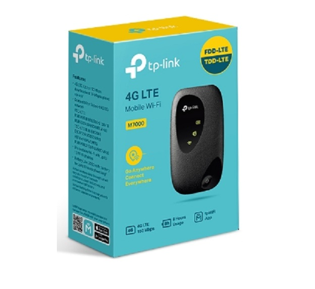 Router Wifi 4G LTE TP-Link M7000 Chính hãng FV (10 user)