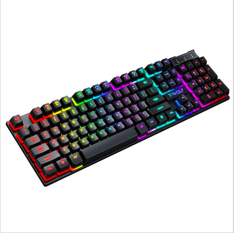 Keyboard T-WOLF T20 Led 7 màu FV (USB) (THAY THẾ CHO T-WOLF T80)