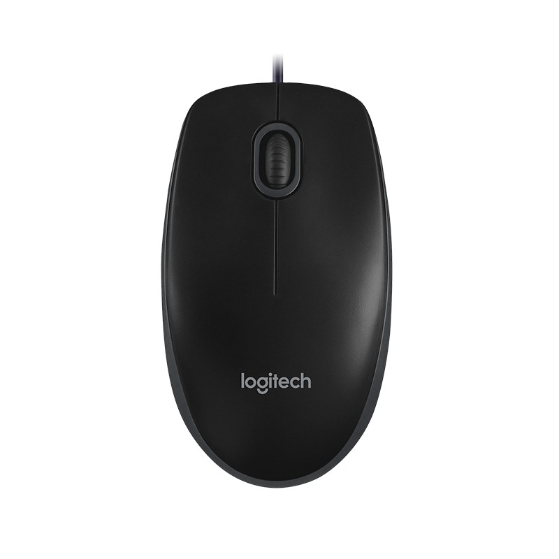 Mouse có dây LOGITECH B100 USB Chính hãng FV (Dây dài 1m8)