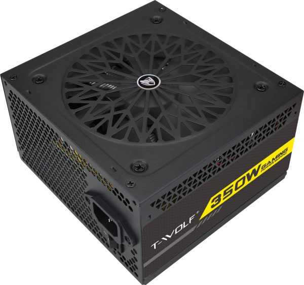 Nguồn CST T-WOLF TW-P350 (350w) 80 Plus Chính hãng FV(4+4pin, Dây dài, Kèm nguồn dây ngắn)